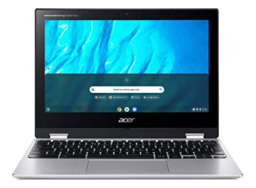 2022 Newest Acer Spin X360 2-in-1 Convertible Chromebook Laptop Student Business, 11.6" HD Touchscreen IPS, MediaTek MT8183C 8-Core Processor, 4GB RAM, 32GB eMMC,Wi-Fi 5, Webcam,Chrome OS+HubxcelCable