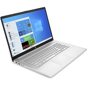 2022 HP Pavilion 17 Laptop, 17.3" HD+ Touch Display, AMD Ryzen3 3250U Processor, 16 GB RAM, 256 GB SSD + 1TB HDD, WiFi, Long Battery Life, Windows 10 + One Year of Office365, Silver (Latest Model)