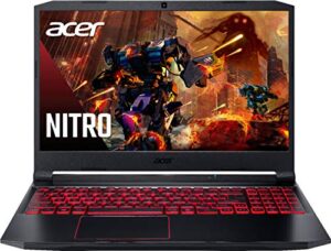 acer nitro an515 gaming laptop six core intel i5-11400h up to 4.5ghz 8gb 256gb ssd 15.6in full hd hdmi backlit keyboard nvidia 4gb win 11 (renewed)