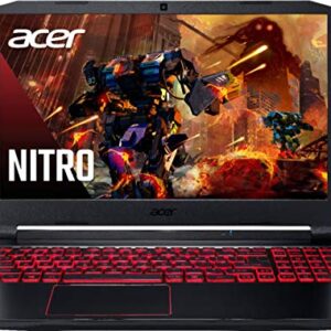 Acer Nitro AN515 Gaming Laptop Six Core Intel i5-11400H up to 4.5Ghz 8GB 256GB SSD 15.6in Full HD HDMI Backlit Keyboard Nvidia 4GB Win 11 (Renewed)