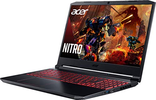 Acer Nitro AN515 Gaming Laptop Six Core Intel i5-11400H up to 4.5Ghz 8GB 256GB SSD 15.6in Full HD HDMI Backlit Keyboard Nvidia 4GB Win 11 (Renewed)