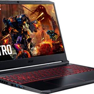 Acer Nitro AN515 Gaming Laptop Six Core Intel i5-11400H up to 4.5Ghz 8GB 256GB SSD 15.6in Full HD HDMI Backlit Keyboard Nvidia 4GB Win 11 (Renewed)