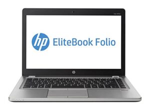 fast hp folio 9470m elitebook ultrabook light weight business laptop notebook (intel core i7-3667u, 8gb ram, 128gb ssd, camera, wifi, backlit keyboard) win 10 pro (renewed)