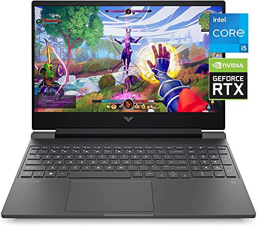 HP Victus 15.6" FHD IPS Premium Gaming Laptop | 12thGen Intel Core i5-12500H | 8GB RAM | 512GB SSD | NVIDIA GeForce RTX 3050 | Backlit Keyboard | Windows 11 | with HDMI Cable Bundle