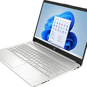 HP 15.6" HD 1366 x 768 IPS Premium Laptop | Intel Core i3-11154G | Intel UHD Graphics | HDMI | Wi-Fi 6 | Windows 10 Home | Silver (Silver, 8GB RAM | 256GB SSD)