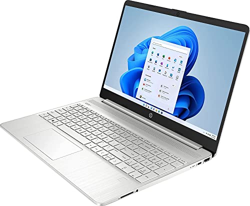 HP 15.6" HD 1366 x 768 IPS Premium Laptop | Intel Core i3-11154G | Intel UHD Graphics | HDMI | Wi-Fi 6 | Windows 10 Home | Silver (Silver, 8GB RAM | 256GB SSD)