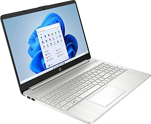 HP 15.6" HD 1366 x 768 IPS Premium Laptop | Intel Core i3-11154G | Intel UHD Graphics | HDMI | Wi-Fi 6 | Windows 10 Home | Silver (Silver, 8GB RAM | 256GB SSD)