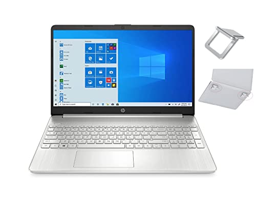 HP 15.6" HD 1366 x 768 IPS Premium Laptop | Intel Core i3-11154G | Intel UHD Graphics | HDMI | Wi-Fi 6 | Windows 10 Home | Silver (Silver, 8GB RAM | 256GB SSD)