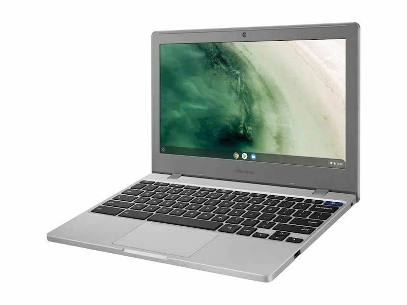 SAMSUNG Chromebook 4 Laptop 11.6'' HD LED (1366 x 768), Intel Celeron Processor N4020 Processor, Intel UHD Graphics 600, 4GB RAM, 160GB Storage(32GB eMMC+MTC 128GB SD Card), Chrome OS, Platinum Titan