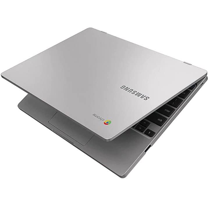 SAMSUNG Chromebook 4 Laptop 11.6'' HD LED (1366 x 768), Intel Celeron Processor N4020 Processor, Intel UHD Graphics 600, 4GB RAM, 160GB Storage(32GB eMMC+MTC 128GB SD Card), Chrome OS, Platinum Titan