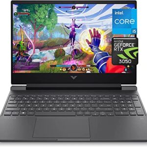 HP Victus Gaming Laptop, 15.6 inch FHD Display, 12th Gen Intel Core i5-12500H 12Core Processor, NVIDIA GeForce RTX 3050, 32GB RAM, 1TB SSD, Bluetooth, Windows 11 Home, Bundle with JAWFOAL