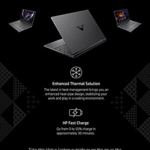 HP Victus Gaming Laptop, 15.6 inch FHD Display, 12th Gen Intel Core i5-12500H 12Core Processor, NVIDIA GeForce RTX 3050, 32GB RAM, 1TB SSD, Bluetooth, Windows 11 Home, Bundle with JAWFOAL