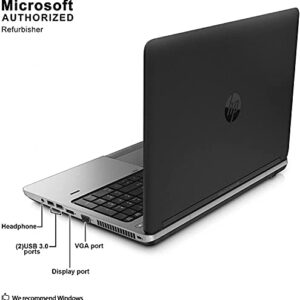 HP ProBook 650 G1 15.6inch Business Laptop, Super Fast Intel Quad Core i7-4800MQ Up To 3.7 GHz, 16GB DDR3, 512GB SSD, DVD, Webcam, USB 3.0, Win 10 Pro Black 15-15.99 inches