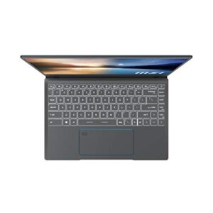 MSI Prestige 14 Evo Laptop: 14" FHD Ultra-Thin Bezel Display, Intel Core i7-1195G7, Intel Iris Xe, 16GB RAM, 512GB NVMe SSD, Thunderbolt 4, Win 10 Home, Carbon Gray (A11MO-052)