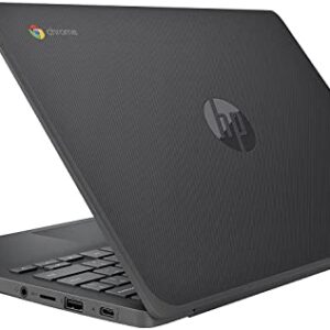 HP 2022 Newest Chromebook Laptop Student Business, 11.6" HD Display, AMD A4-9120C Processor (Up to 2.4GHz), 4GB RAM, 32GB eMMC,HD Webcam,WiFi 5, Bluetooth, Long Battery Life, Chrome OS +MarxsolCables