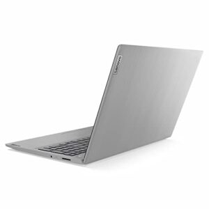 Lenovo IdeaPad 3i 15.6" FHD Laptop, Core i3-1115G4 up to 4.10 GHz, 8GB DDR4 RAM, 256GB PCIe SSD, HDMI, USB, WiFi, Keypad, SD Card Reader, Webcam, FP Reader, Platinum Gray, Win 11