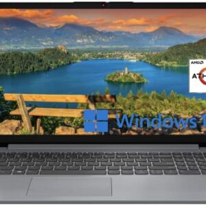 Lenovo 2023 Flagship 15.6" IdeaPad 1 Laptop, AMD Dual-core Athlon 3050U Processor (Up to 3.10 GHz), 8GB RAM, 384GB SSD (256GB NVMe + 128GB eMMC), Wi-Fi 6, 10+ Hours Battery, Win 11+HubxcelAccessory