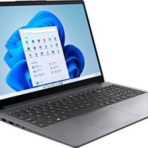 Lenovo 2023 Flagship 15.6" IdeaPad 1 Laptop, AMD Dual-core Athlon 3050U Processor (Up to 3.10 GHz), 8GB RAM, 384GB SSD (256GB NVMe + 128GB eMMC), Wi-Fi 6, 10+ Hours Battery, Win 11+HubxcelAccessory