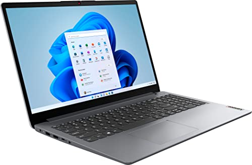 Lenovo 2023 Flagship 15.6" IdeaPad 1 Laptop, AMD Dual-core Athlon 3050U Processor (Up to 3.10 GHz), 8GB RAM, 384GB SSD (256GB NVMe + 128GB eMMC), Wi-Fi 6, 10+ Hours Battery, Win 11+HubxcelAccessory