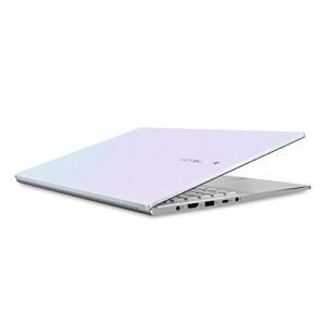 ASUS VivoBook S15 S533 Thin and Light Laptop, 15.6” FHD Display, Intel Core i7-1165G7 CPU, 16GB DDR4 RAM, 512GB PCIe SSD, Fingerprint Reader, Wi-Fi 6, Windows 10 Home, Dreamy White, S533EA-DH74-WH