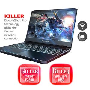 Acer Predator Helios 300 Gaming Laptop PC, 15.6" Full HD 144Hz 3ms IPS Display, Intel i7-9750H, GeForce GTX 1660 Ti 6GB, 16GB DDR4, 256GB NVMe SSD, Backlit Keyboard, PH315-52-78VL