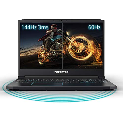 Acer Predator Helios 300 Gaming Laptop PC, 15.6" Full HD 144Hz 3ms IPS Display, Intel i7-9750H, GeForce GTX 1660 Ti 6GB, 16GB DDR4, 256GB NVMe SSD, Backlit Keyboard, PH315-52-78VL