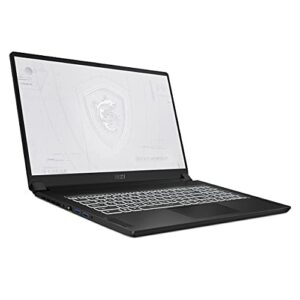 MSI WS76 Workstation Laptop: 17.3" 144Hz FHD 1080p, Intel Core i9-11900H, NVIDIA Quadro RTX A5000 , 64GB, 1TB SSD, Thunderbolt 4, WiFi 6E, TPM2.0 Fingerprint, Win10 PRO, Black (11UM-468)