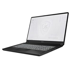 MSI WS76 Workstation Laptop: 17.3" 144Hz FHD 1080p, Intel Core i9-11900H, NVIDIA Quadro RTX A5000 , 64GB, 1TB SSD, Thunderbolt 4, WiFi 6E, TPM2.0 Fingerprint, Win10 PRO, Black (11UM-468)