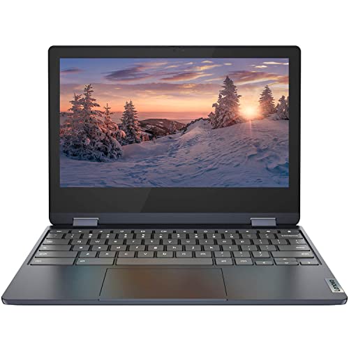 Newest Lenovo Flex 2-in-1 Convertible Chromebook, MediaTek MT8183 8-Core Processor, 11.6" HD IPS Touchscreen, 4GB RAM, 64GB eMMC, Webcam, Wi-Fi 5,Bluetooth, Chrome OS