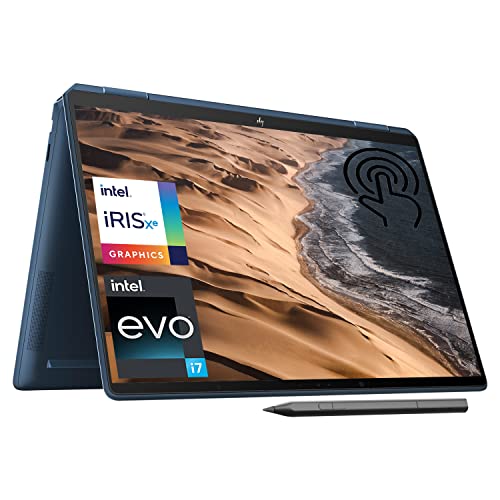 HP Spectre X360 2-in-1 Touchscreen Laptop, 16" 3K+ Touchscreen, Intel Core i7-12700H Evo, 16GB RAM, 512GB SSD, Webcam, Wi-Fi 6, Backlit KB, FP Reader, MPP2.0 Tilt Pen Included, Win11 Home