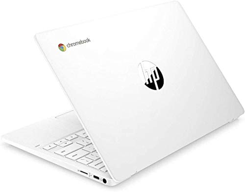 HP Chromebook 11.6" HD Light and Slim Laptop, MediaTek MT8183 8-Core Processor, 4GB Memory, 32GB eMMC, Card Reader, Webcam, Wi-Fi, Chrome OS, White, 2-Week IFT Support