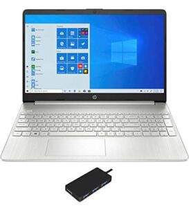 hp 15.6″ laptop with hd and wled backlit display (amd ryzen 3 3250u 2-core, 8gb ram, 512gb pcie ssd, (1366×768), amd radeon graphics, wifi, bluetooth, webcam, win 10 home) with usb hub