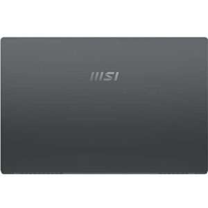 MSI Modern 15 15.6" Ultra Thin and Light Laptop AMD Ryzen 7-5700U UMA 8GB 512GB NVMe SSD Win10 - Carbon Gray (A5M-221)