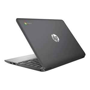 HP Chromebook 11 G5 11.6" 2GB 16GB eMMC Celeron® N3060 1.6GHz ChromeOS, Gray (Renewed)