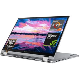 asus zenbook 2-in-1 laptop, 15.6 inch fhd touchscreen, amd ryzen 7 5700u processor (beats i9-10885h), nvidia geforce mx450, backlit kyb, harman/kardon, wi-fi master, win 11 (8gb ram | 1tb pcie ssd)