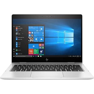 hp elitebook x360 830 g6 2-in-1 touchscreen laptop, intel core i5-8365u, 8gb ram, 256gb ssd, 7lj55av, windows 10 pro (renewed)