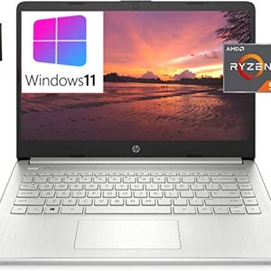 2022 Newest HP 14 14.0" FHD Laptop Computer, Hexa-Core AMD Ryzen 5 5500U up to 4.0GHz (Beat i5-1135G7), 16GB DDR4 RAM, 512GB PCIe SSD, WiFi 6, Bluetooth 5.2, Type-C, Windows 11, BROAG 64GB Flash Drive