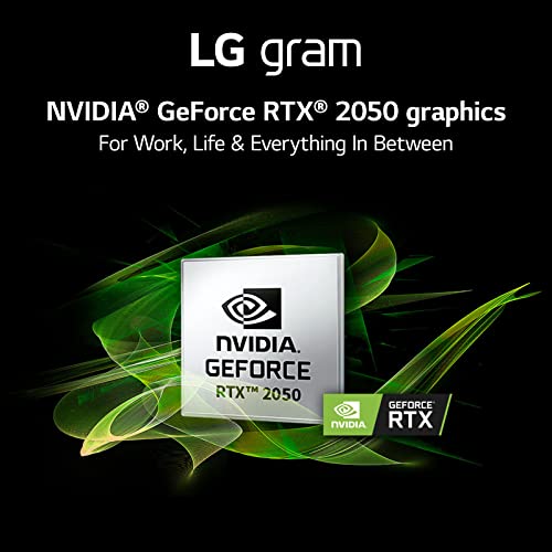 LG Gram (2022) 16Z90Q Ultra Lightweight Laptop, 16" (2560 x 1600) IPS Display, Intel i7 1260P CPU, NVIDIA RTX2050 GPU, 16GB RAM, 1TB NVMe SSD, FHD Webcam, WiFi 6E, Thunderbolt 4, Windows 11, Gray