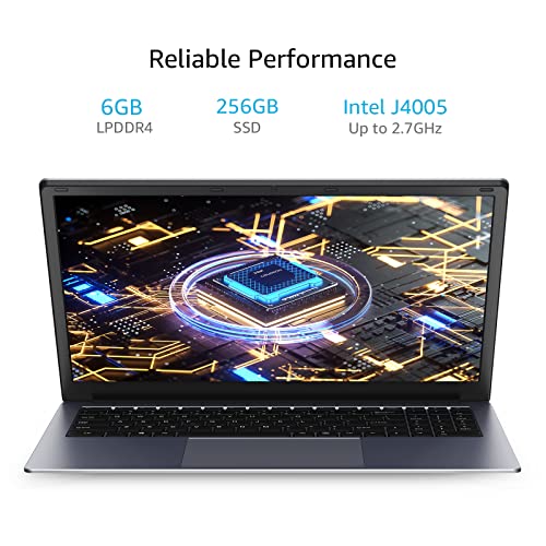 Tulasi 2023 New Laptop, 6GB RAM 256GB SSD Windows 11 Laptop, Intel Celeron J4005, 15.6 inch Full HD Display Laptop Computer, Support WiFi, Bluetooth, Long Battery Life, Expandable up to 1TB