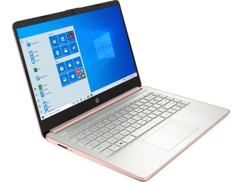 2022 HP Pavilion Laptop, 14-inch HD Touchscreen, AMD 3000 Series Processor, Long Battery Life, Webcam, HDMI, Windows 10 + One Year of Office365, Rose Gold (16GB RAM | 192GB Storage)