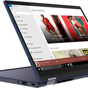 Lenovo 2022 Newest Yoga 6 13 2-in-1 13.3" FHD IPS Touchscreen Laptop, AMD Octa-Core Ryzen 7 5700U(Beats i7-10510U), 16GB RAM, 1TB SSD, Backlit KB, Fingerprint Reader, WiFi 6, Windows 11, Blue+JVQ MP