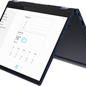 Lenovo 2022 Newest Yoga 6 13 2-in-1 13.3" FHD IPS Touchscreen Laptop, AMD Octa-Core Ryzen 7 5700U(Beats i7-10510U), 16GB RAM, 1TB SSD, Backlit KB, Fingerprint Reader, WiFi 6, Windows 11, Blue+JVQ MP