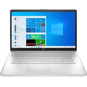 HP Laptop Computer 17-cn0273st 17.3" FHD (1920 x 1080) Intel Core i3-1125G4, Intel UHD Graphics, 8GB DDR4 RAM, 512GB SSD Storage, Windows 11 Home, Natural Silver (Renewed)