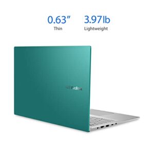 ASUS VivoBook S15 S533 Thin and Light Laptop, 15.6” FHD Display, Intel Core i5-1135G7 CPU, 8GB DDR4 RAM, 512GB PCIe SSD, Wi-Fi 6, Windows 11 Home, AI Noise-Cancellation, Gaia Green, S533EA-DH51-GN