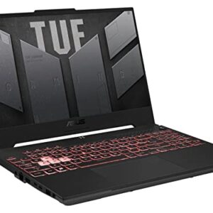 ASUS 2023 TUF A15 15.6" 144Hz FHD Gaming Laptop, AMD Ryzen 7 6800H, 32GB DDR5 RAM, 1TB PCIe SSD, RGB Backlit Keyboard, NVIDIA GeForce RTX 3050Ti, 720p HD Camera, Win 11 Pro, Gray, 32GB USB Card