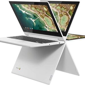 Lenovo Chromebook 2-in-1 Convertible Laptop, 11.6-Inch HD (1366 x 768) IPS Display, MediaTek MT8173C Processor, 4GB LPDDR3, 32GB eMMC, Chrome OS, Blizzard White, Choose Your eMMC (81HY0001US)