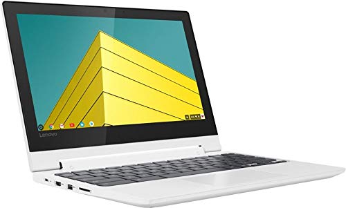 Lenovo Chromebook 2-in-1 Convertible Laptop, 11.6-Inch HD (1366 x 768) IPS Display, MediaTek MT8173C Processor, 4GB LPDDR3, 32GB eMMC, Chrome OS, Blizzard White, Choose Your eMMC (81HY0001US)