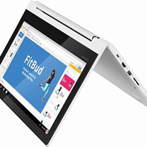 Lenovo Chromebook 2-in-1 Convertible Laptop, 11.6-Inch HD (1366 x 768) IPS Display, MediaTek MT8173C Processor, 4GB LPDDR3, 32GB eMMC, Chrome OS, Blizzard White, Choose Your eMMC (81HY0001US)