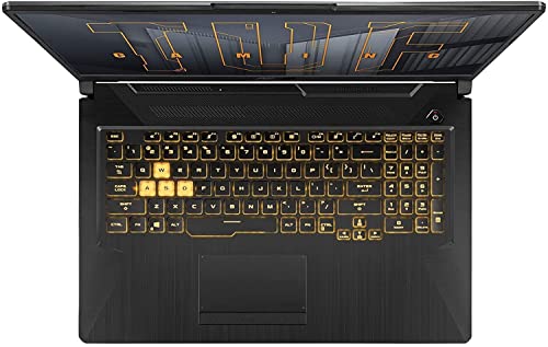 2022 Asus TUF FX706HE Gaming Laptop 17.3” 144Hz FHD Display Intel 6-Core i5-11260H 32GB DDR4 1TB NVMe SSD - NVIDIA GeForce RTX 3050Ti 4GB GDDR6 WiFi 6 - RGB Backlit Keyboard RJ45 Win 10 Pro