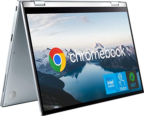 ASUS Touchscreen 14" Flip 2-in-1 Chromebook (Latest Model), Full HD Display, Intel Core M3-8100Y, 8GB RAM, 64GB eMMC, Wi-Fi 6, Webcam, NLY MP, Chrome OS